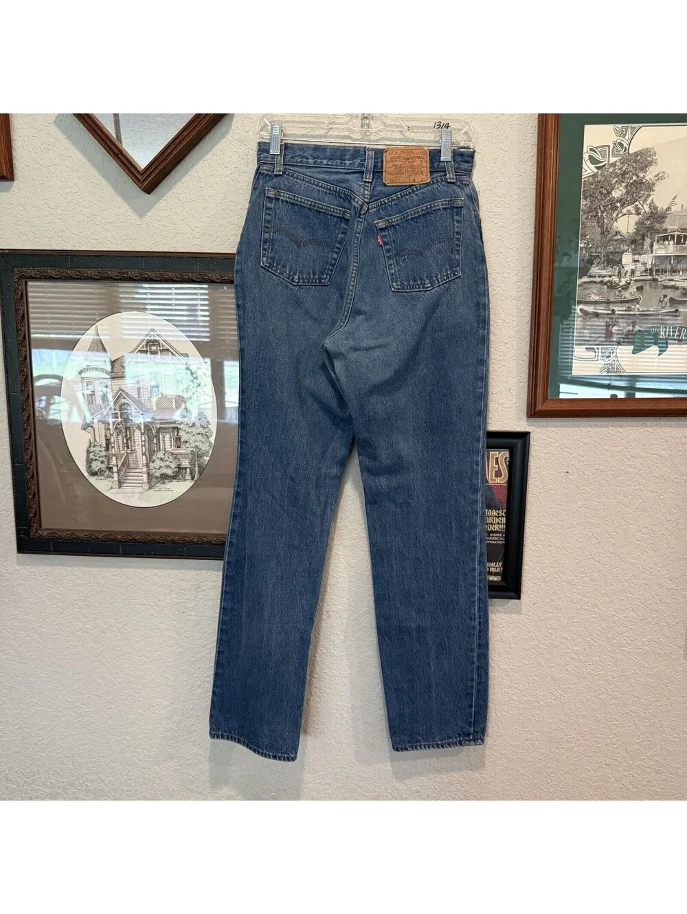 Vintage 80s/90s RARE Levi’s 501 STF Men’s 29x32 Blue Denim Jeans Made in USA